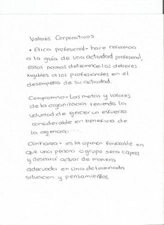 Valores corporativos